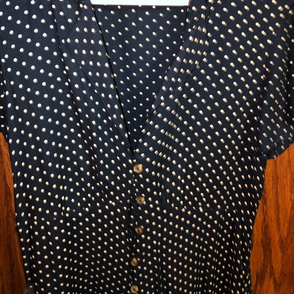 Polka dot romper - looks like a dress - Picture 2 of 2